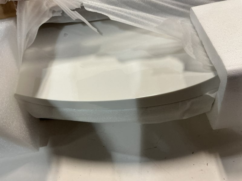 Condition photo showing As Is for kohler purewash m300 manual elongated bidet toilet seat, white handle, quiet-close lid prevents slamming, toilet bidet, easy installation with quick-release hinges, self-cleaning wand