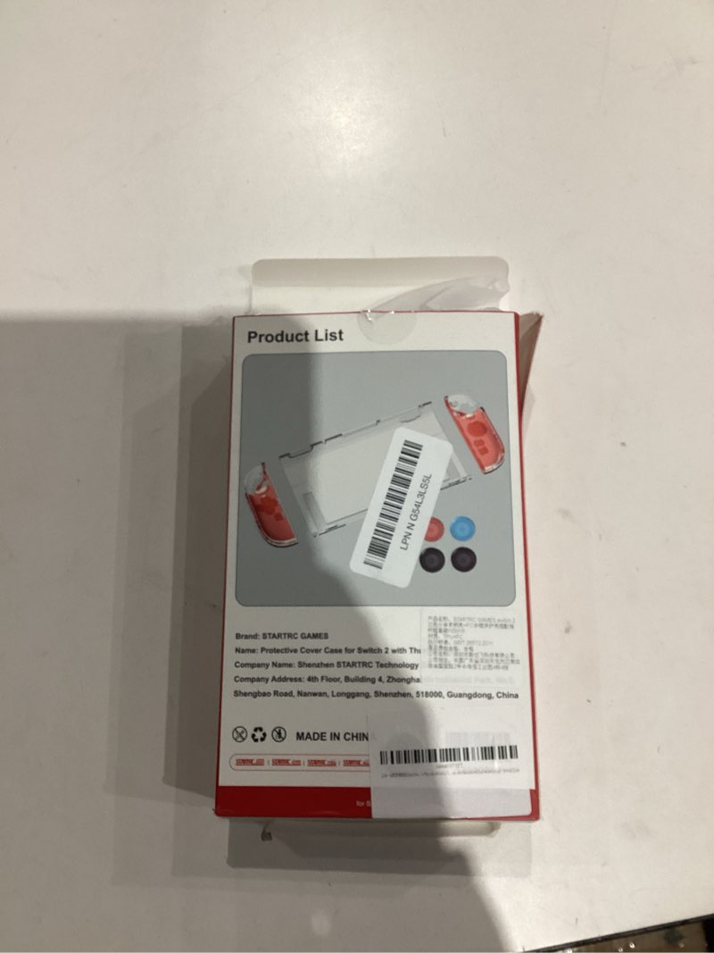 Condition photo showing As Is for [Improved Easy-Dock Version] Clear Dockable Protective Case Compatible with Nintendo Switch 2 2025, Transparent Hard Shell, Slim Cover Protector for Joycon & Grip, Split Design, Anti-Scratch