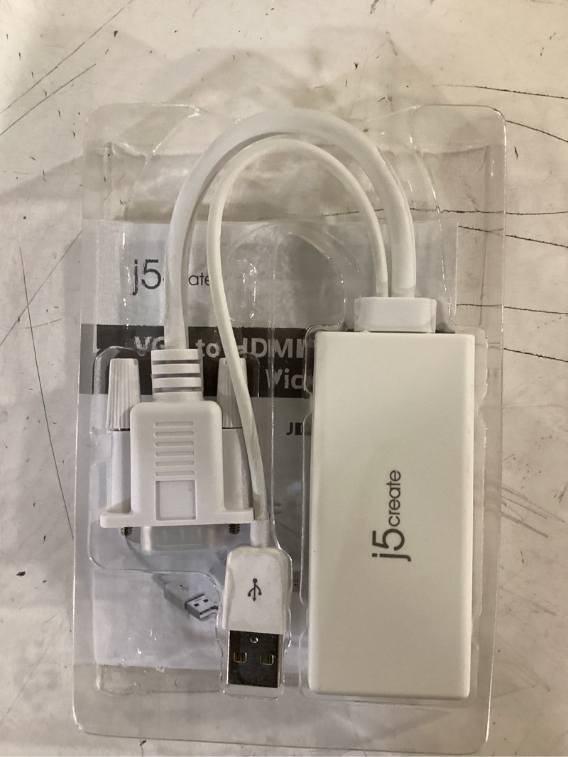 Condition photo showing Good Condition for j5create vga to hdmi video audio adapter, jda204