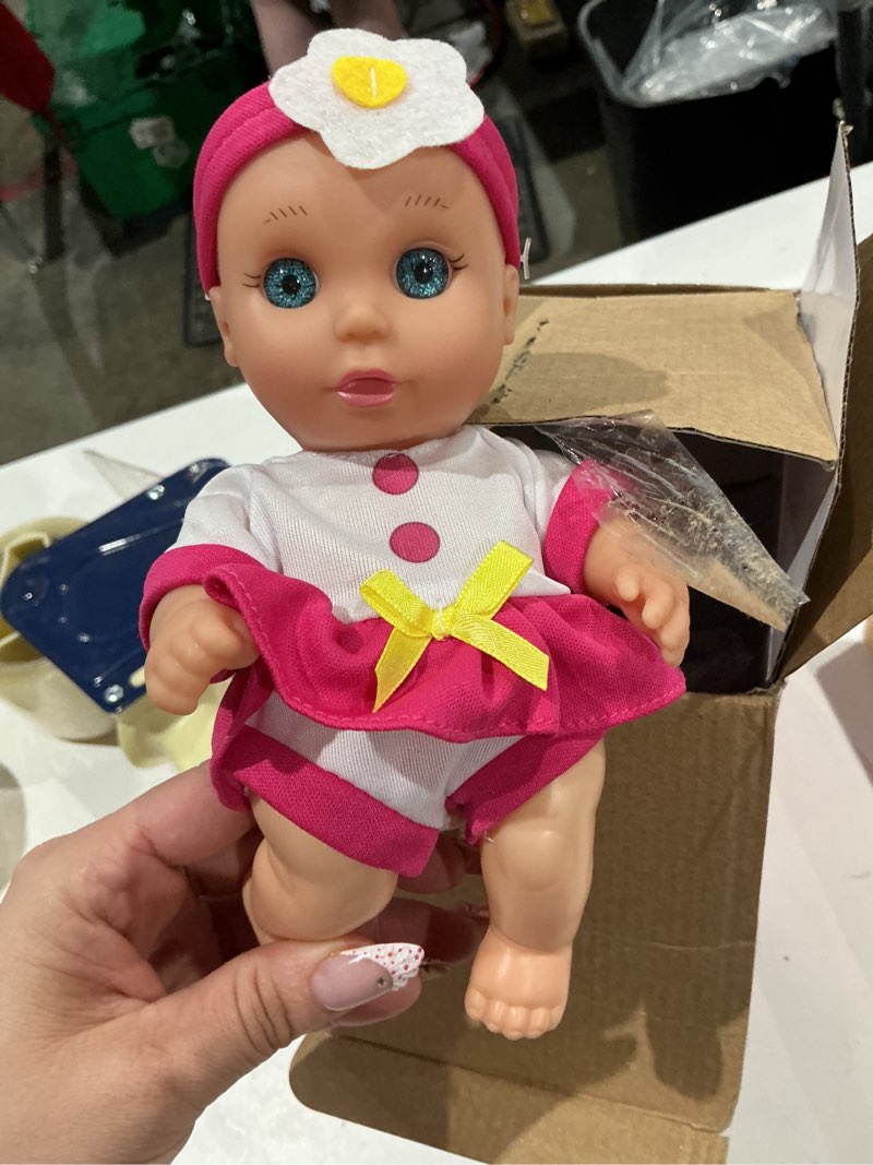 Condition photo showing Good Condition for magic nursery: love buckets - bath safe 8" baby doll playset, new adventures bath time playset, ages 2+