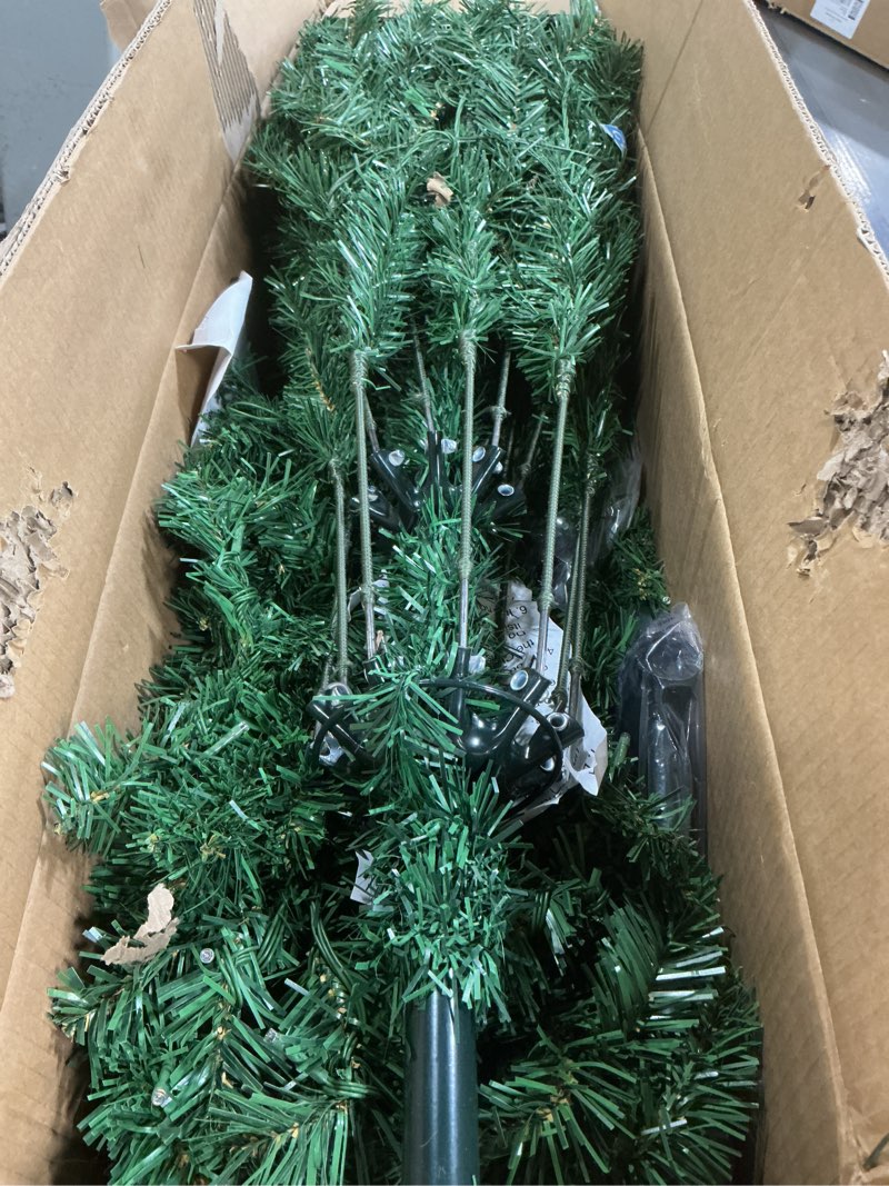 Condition photo showing Good Condition for Prelit Christmas Tree 6ft with Remote Control, 8 Light-Modes Artificial Christmas Trees with Lights, Xmas Tree with 1000 Thick Branch Tips & 250 Lights, Easy Assembly Holiday Décor for Home