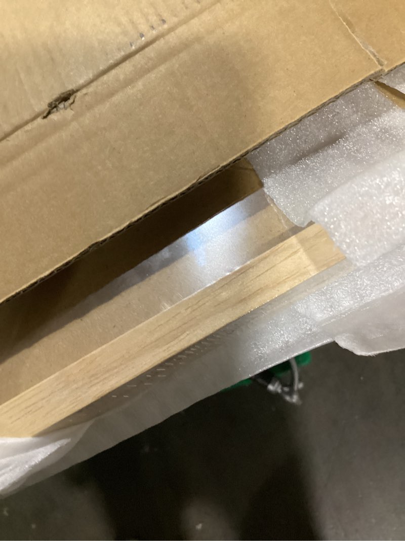 Condition photo showing Good Condition for kinlink a1 picture frame natural wood, solid wood frame with acrylic plexiglass for pictures a2 with mat or a1 without mat, wall mounting display, 2 pack natural 23.4 x 33.1 in