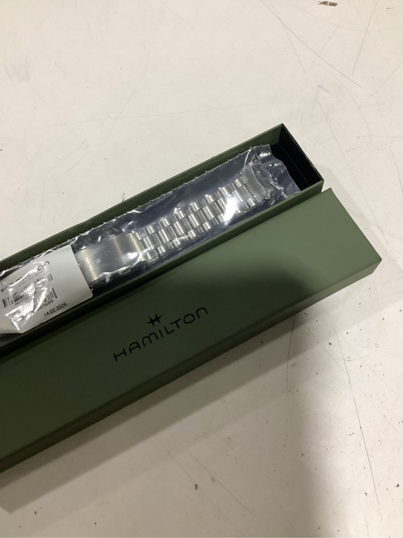 Condition photo showing As Is for (similar)miltat 20mm super-o watch band straight end universal use 316l stainless steel