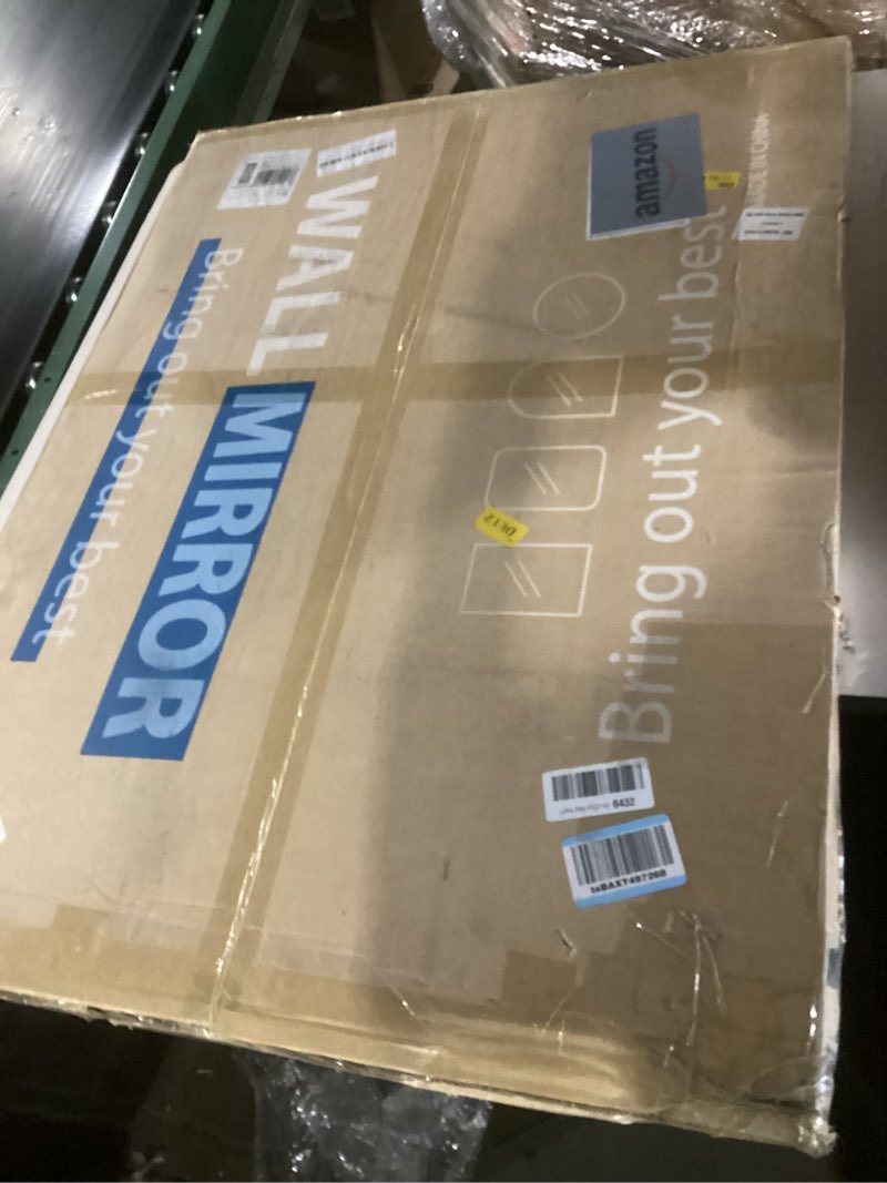 Condition photo showing New/Like New for 30"x40" led bathroom mirror with lights, anti-fog, backlit + front lit, dimmable, led vanity mirror for wall, lighted bathroom mirror, 3 colors, shatter-proof tempered glass white 30"l x 40"w