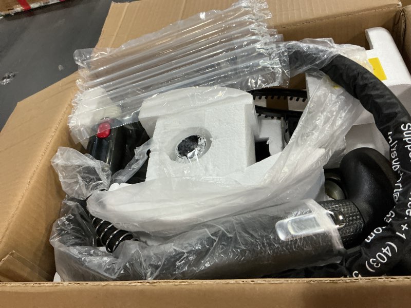 Condition photo showing New/Like New for Steamer for Clothes, Jenaely 1500W Standing Garment Steamers, 35s Fast Heat-up, 80 Mins of Continuous Powerful Steam with 2.8L Water Tank, Pants Clip & Children's Clothing Hanger