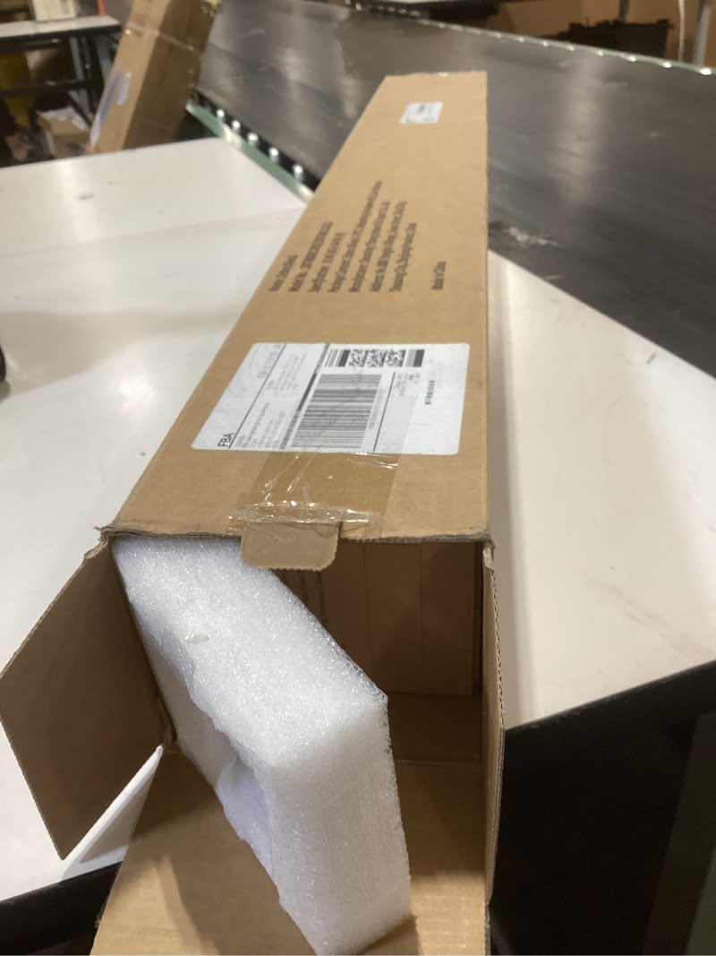 Condition photo showing New/Like New for ghv zebra blinds for windows corded blackout dual layer privacy shades light control for day and night home office (white, 35 in (w) x 64 in (h)) white 35"w x 64"h