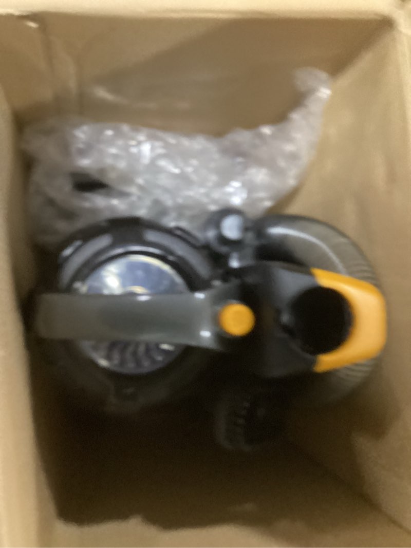 Condition photo showing As Is for EUREKA NEU181D PowerSpeed Lightweight Powerful Upright Vacuum Cleaner for Carpet and Hard Floor  Pet Turbo  Black Yellow - New