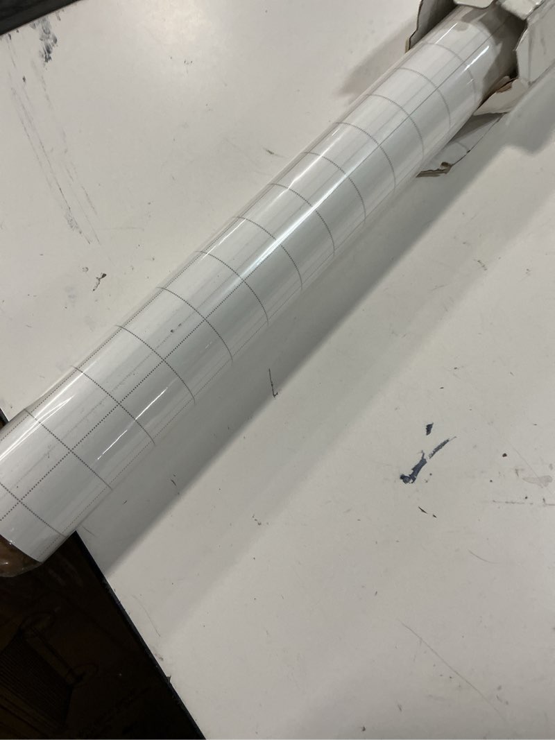 Condition photo showing New/Like New for 15 pack static dry erase sheets, white board wallpaper 31.5 x 24 inch, line dry erase sticker for wall squared