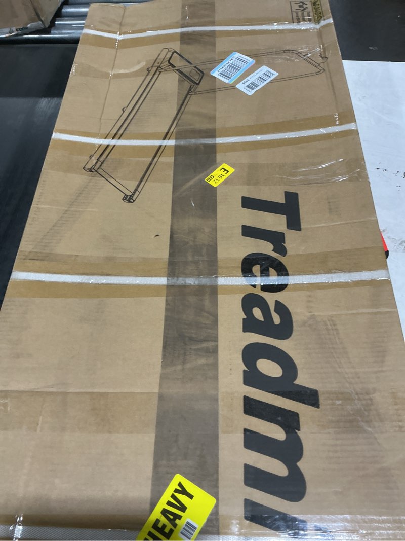 Condition photo showing Good Condition for Walking Treadmill Pad with Incline - Portable Under Desk Treadmill, Walking Mat Pad with Handle Bar, 2.5HP Low Noise, 2 in 1 Treadmills for Home Office, Remote Control with LED Screen Orange