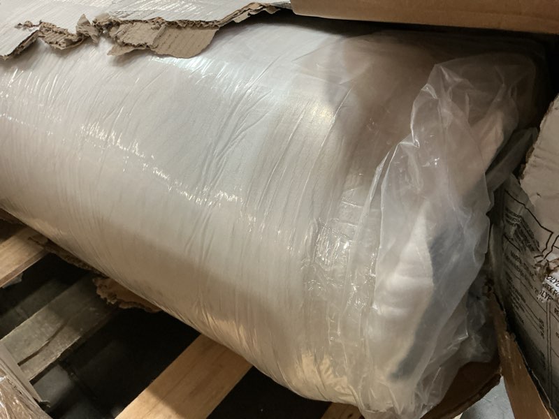 Condition photo showing New/Like New for lucid 10 inch latex hybrid mattress - responsive latex foam and encased springs - medium firm feel - motion isolation - edge support - gel infused - pressure relief - bed in a box - queen size