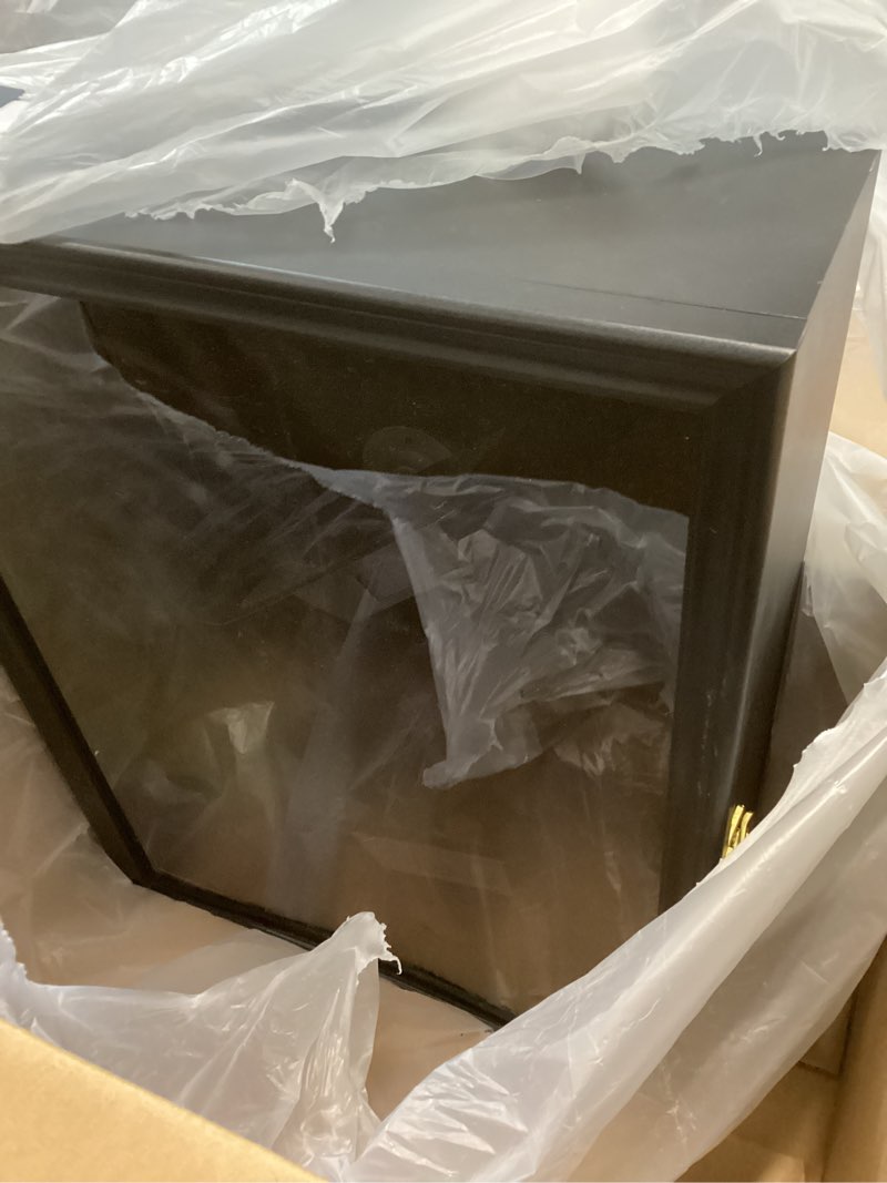 Condition photo showing Good Condition for Memorabilia Sports Shoes Display Frame Case Lockable Wall Mount Wooden Cleat Sneaker Cabinet Storage Shelves Box for Football Basketball Sports Shoes Display with Anti-Fade UV Protection Acrylic Door LARGE(SPORTS SHOES)