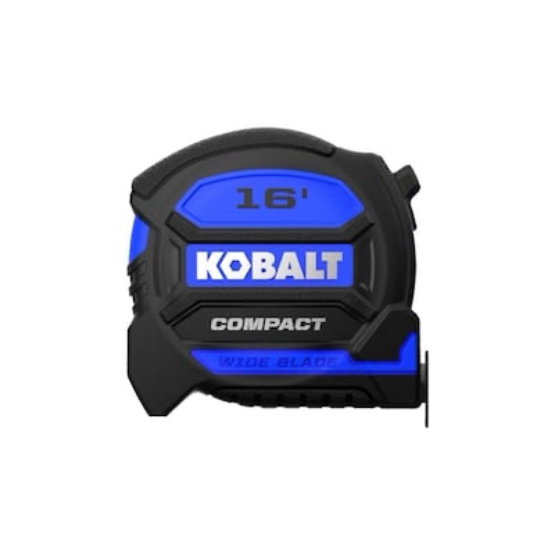 Condition photo showing As Is for kobalt blue compact 16-ft tape measure