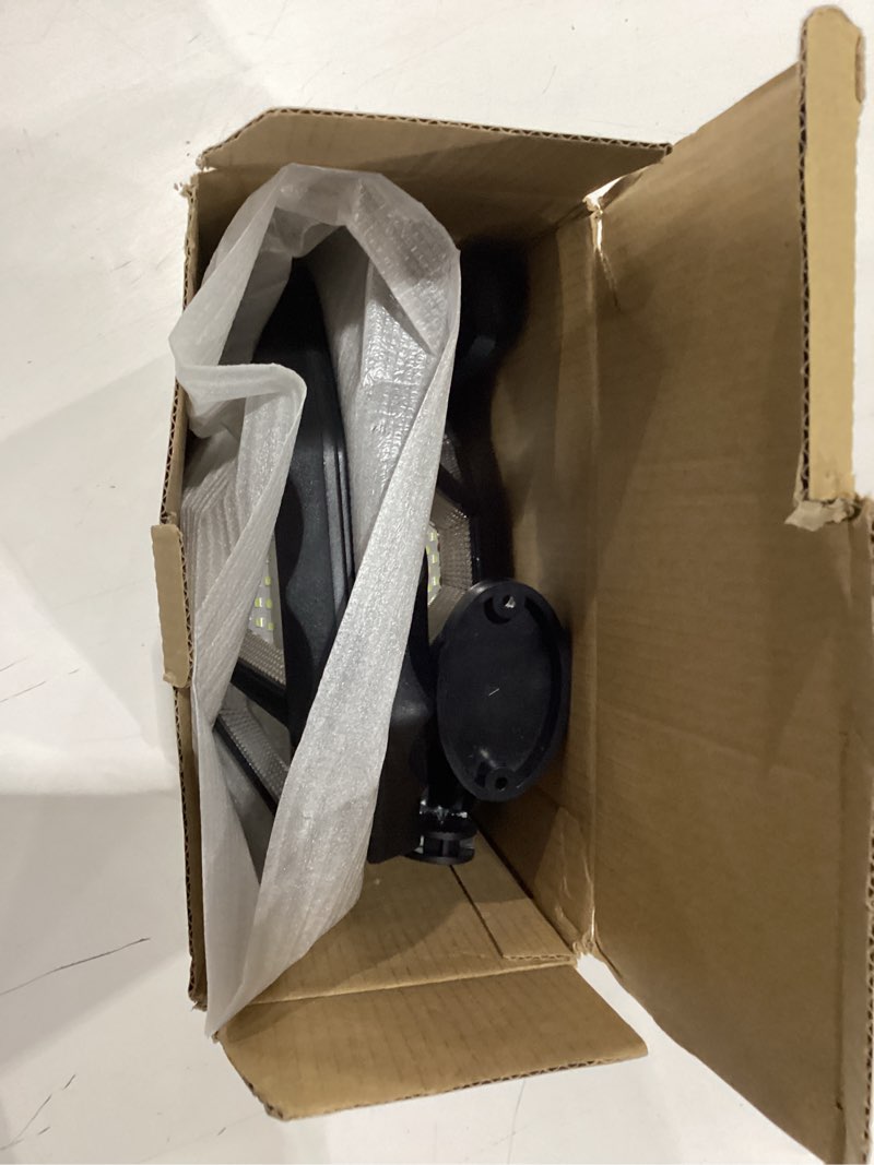 Condition photo showing Good Condition for solar lights outdoor, 168led 6500k flood light dusk to dawn, 8 sides solar outdoor lights with motion sensor, ip66 waterproof solar street lights outdoor for yard, pools(2 pack)