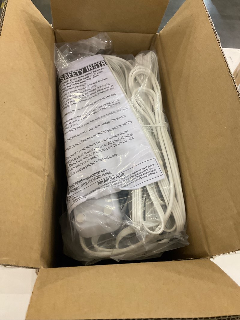 Condition photo showing Good Condition for Sunbeam Royal Ultra Fleece Heated Electric Blanket Queen Size 90" x 84" 12 Heat Settings 12-Hour Sel