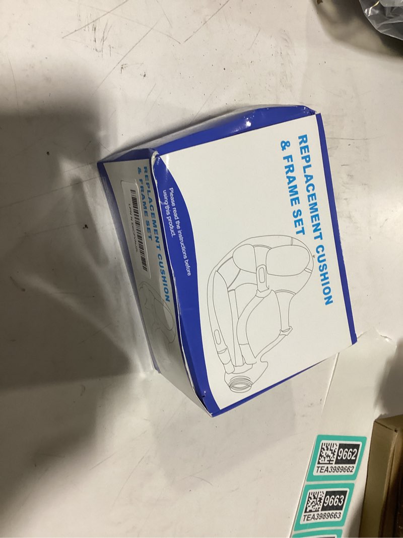 Condition photo showing As Is for airfit f20 replacement mask headgear set - includes large mask cushion, headgear, frame & clips - f20 full face masks accessories supplies(l)