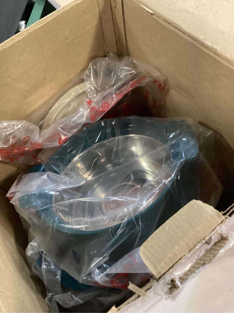 Condition photo showing Good Condition for milton casserole for hot food, double walled insulated inner stainless steel hot pot with lid, serving box for food and roti, insulated serving bowl with lid, set of 3 venice, marble green