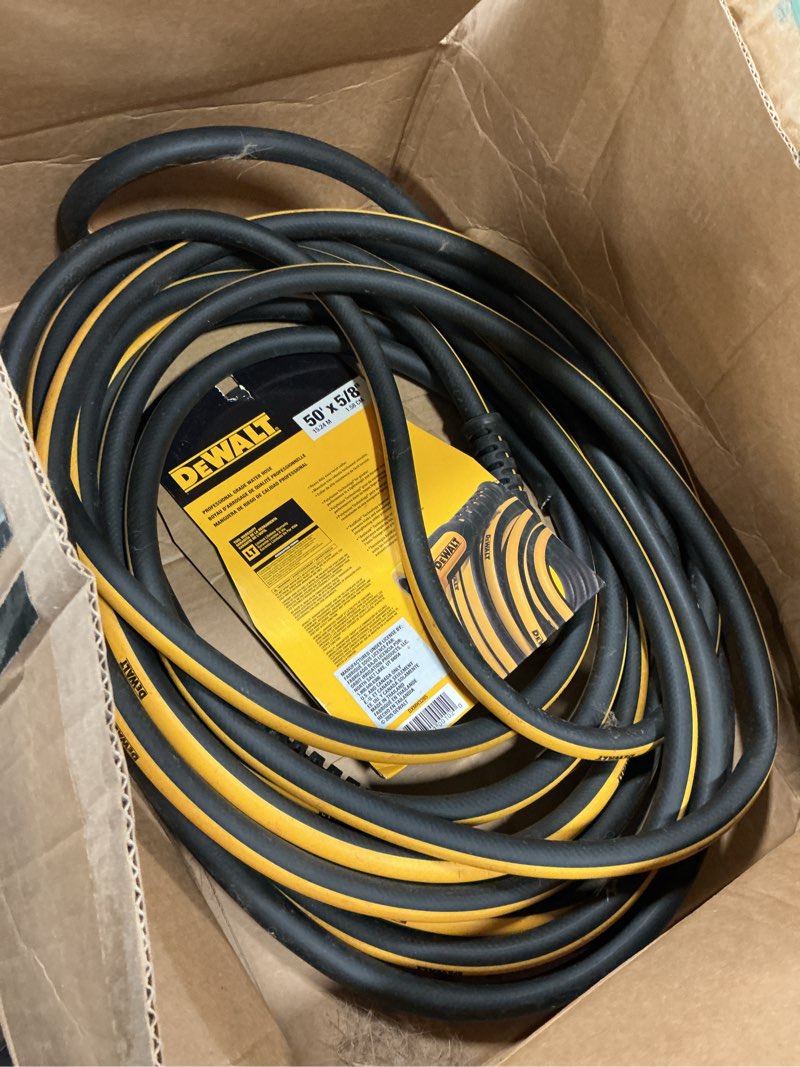 Condition photo showing As Is for DEWALT Professional Grade Heavy Duty Garden Hose 50 Feet x 5/8 Inch