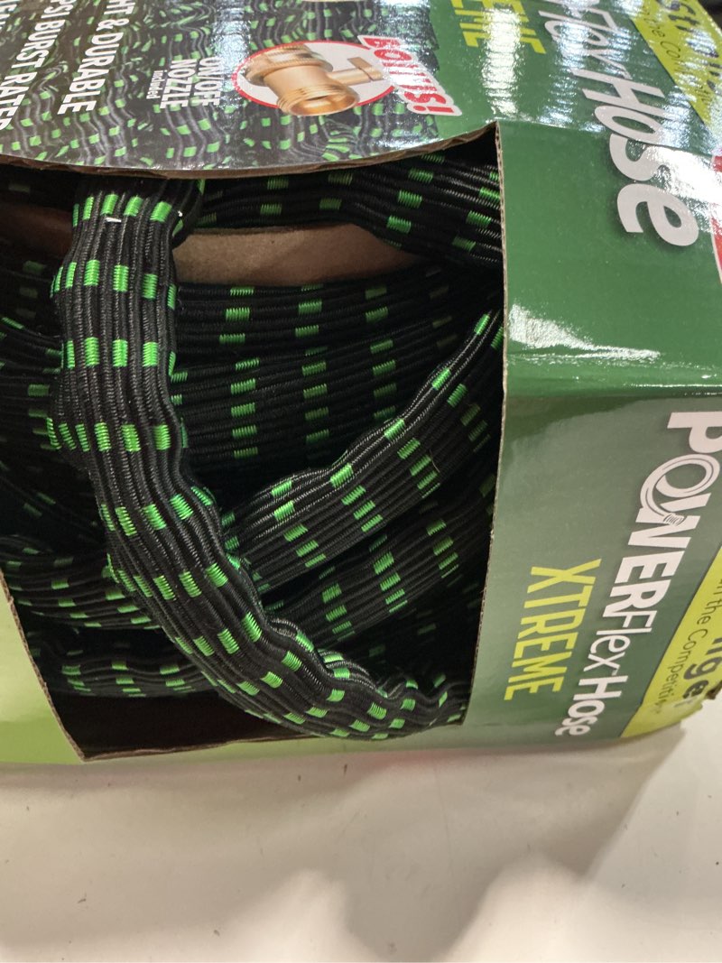 Condition photo showing As Is for flex-able hose flex-able xtreme hose 100ft - kink free, expandable, heavy duty, green