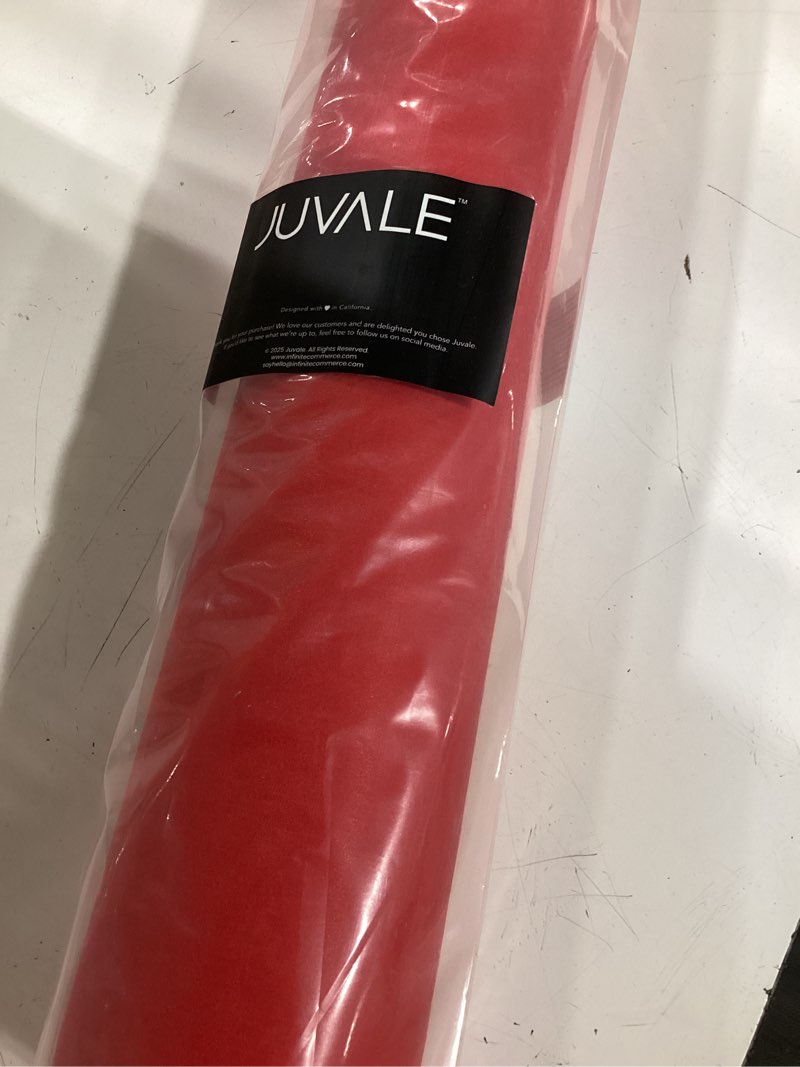 Condition photo showing New/Like New for juvale 3 ft x 100 ft red carpet runner for party decorations, wedding aisle, special events (40gsm thickness)