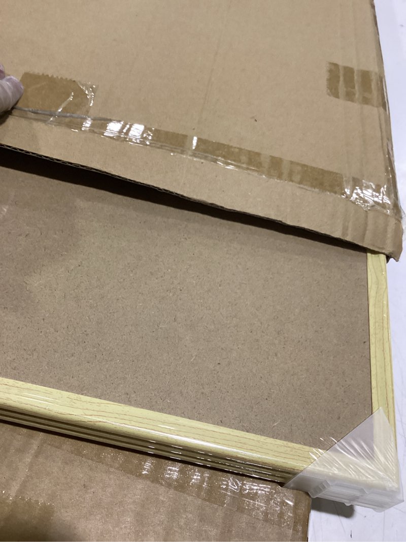 Condition photo showing Good Condition for upsimples 16x24 Picture Frame Natural 3 Pack, Scratch-Proof Poster Frames 16 x 24 for Photo Gallery - Slide-In Strips, Horizontal or Vertical Wall Mounting Natural 16x24