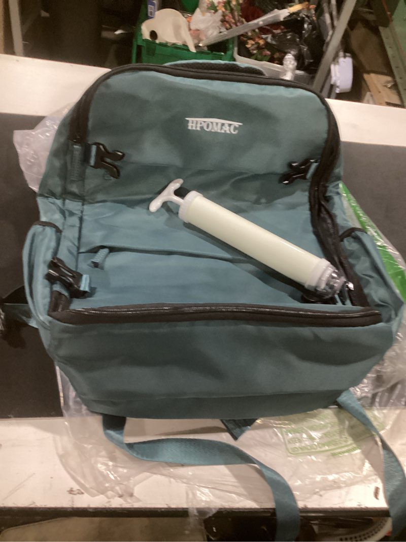 Condition photo showing Good Condition for vacuum compression backpack, carry on sealed travel backpack with vacuum system and pump, mothers day, birthday gifts for traveler expands to 40l packing capacity, fits 17” laptop &2–5 days of clothes teal 40l