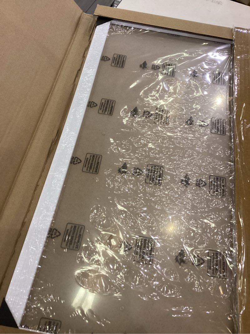 Condition photo showing New/Like New for 18x20 Frame Rustic White, Distressed 20x18 Picture Frame, Art Pic Hanging Poster Frame, 18 by 20 Gallery Family Concert Portrait Wall Photo Frame Anniversary/Birthday/Wedding/Thank you/Christmas Gift White 18x20in