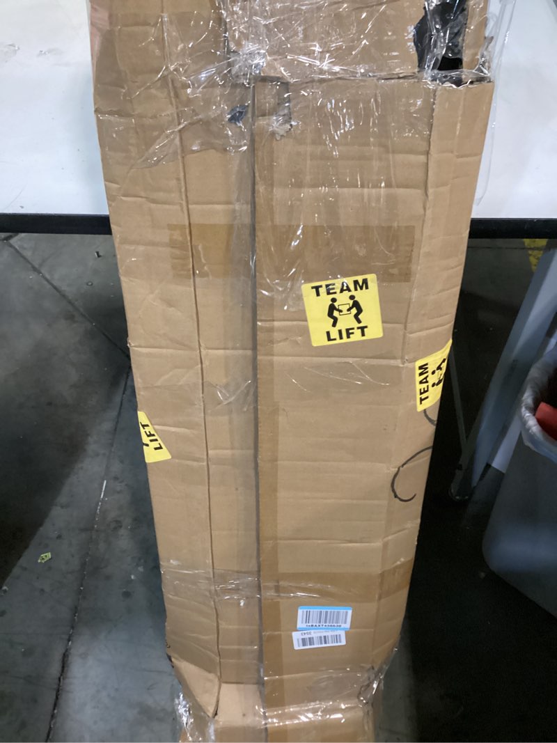 Condition photo showing As Is for Lira - 8 drawers - dark brown