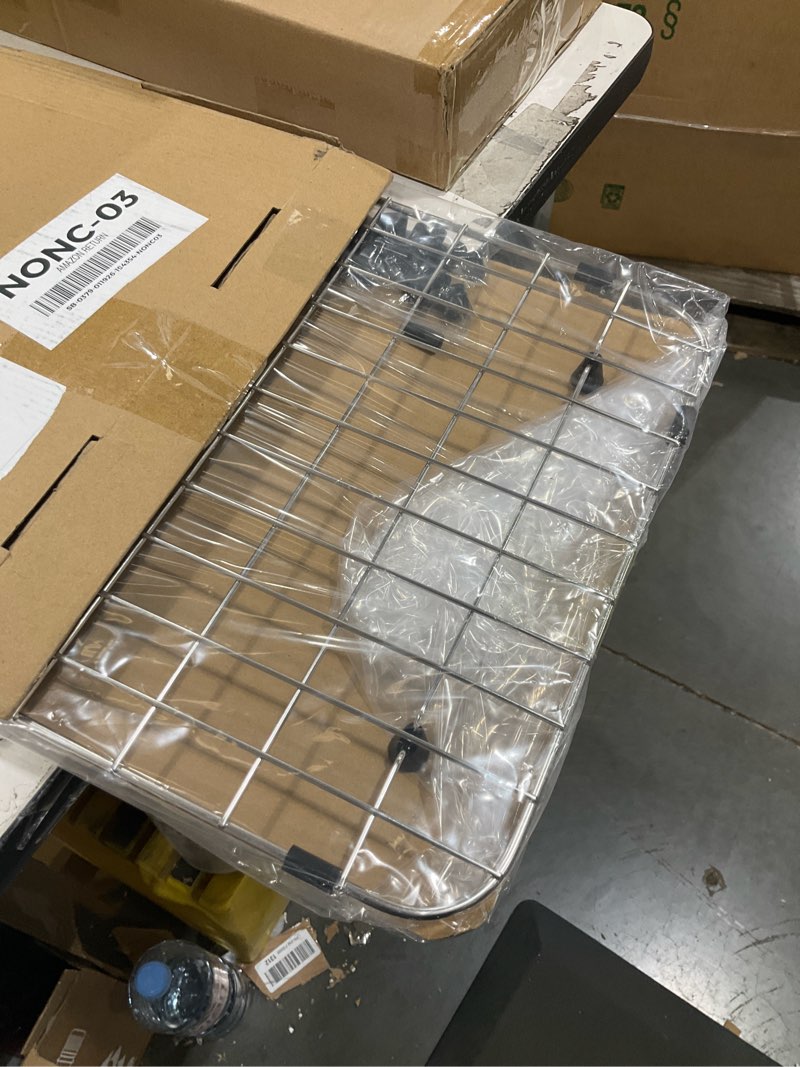 Condition photo showing Good Condition for Serene Valley Sink Bottom Grid 24-1/8" x 12-5/8", Centered Drain with Corner Radius 1-1/2", Sink Protector NLW2412C