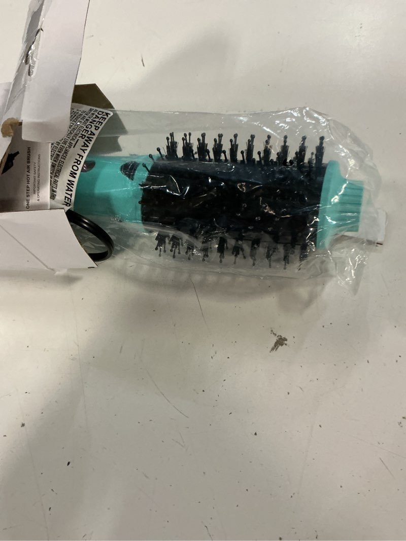 Condition photo showing Good Condition for hot air brush, aima beauty professional one step hair dryer & volumizer 4 in 1 upgrade anti-scald negative ionic technology for all hair types, light green oval brush - 2.3inch/58mm - light green