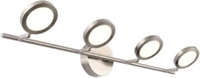 Joossnwell LED Bathroom Lights Fixtures, 4-Lights Vanity Lights Adjustable 20W 29.92" Inch 4000K Nic