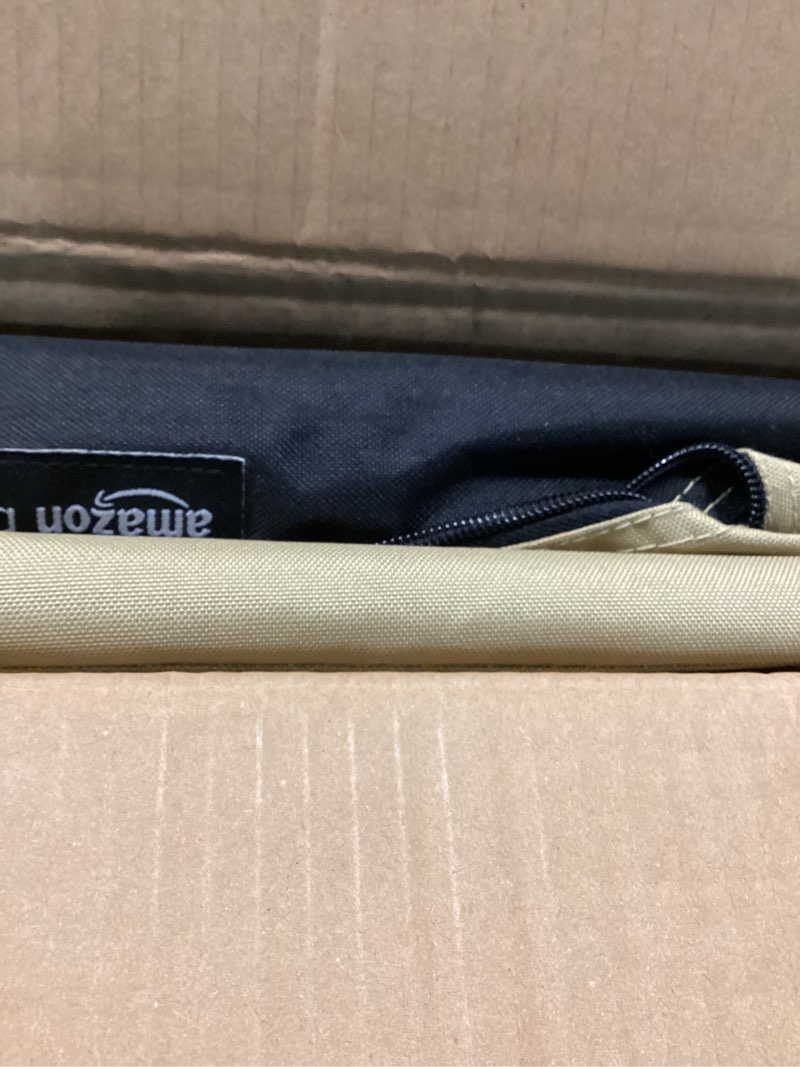 Condition photo showing Good Condition for Amazon Basics Folding Soft Crate for Cat, Dog, Rabbit, Portable and Collapsible, 36 Inch, Tan, L 36" x 24" x 24" Tan L 36" x 24" x 24"