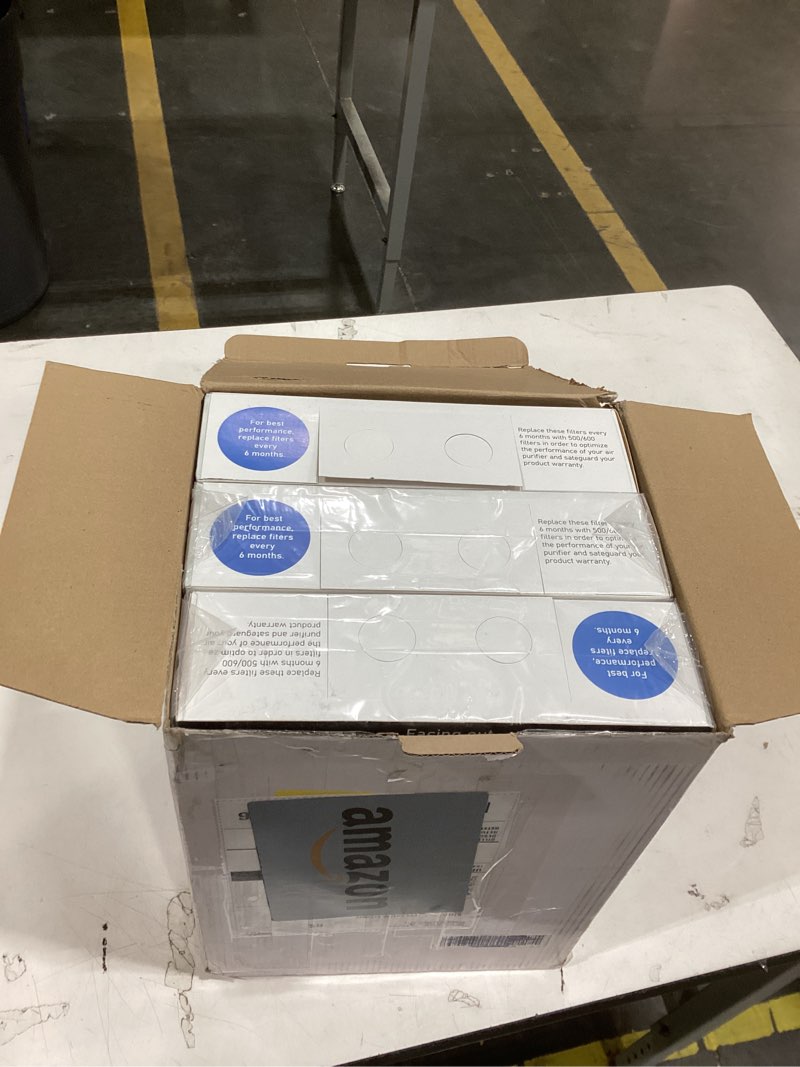 Condition photo showing Good Condition for 3-pack classic 500/600 series hepa filter replacement compatible with blueair classic 500/600 series air cleaner purifiers 501 503 505 510 550e 555eb 601 603 605 650e particle filter particle-pack of 3