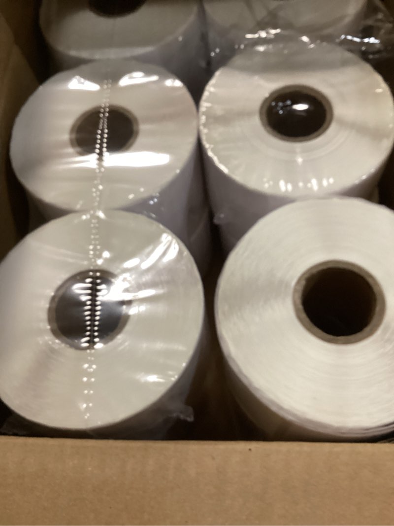 Condition photo showing New/Like New for 3-proof 2"x1" direct thermal barcode labels rolls for zebra lp2824 zd411 zd410 zd421 zd420 gk420d, 12 rolls 15600 pcs waterproof return address label used with rollo munbyn desktop printer 2"x1"-15600 labels