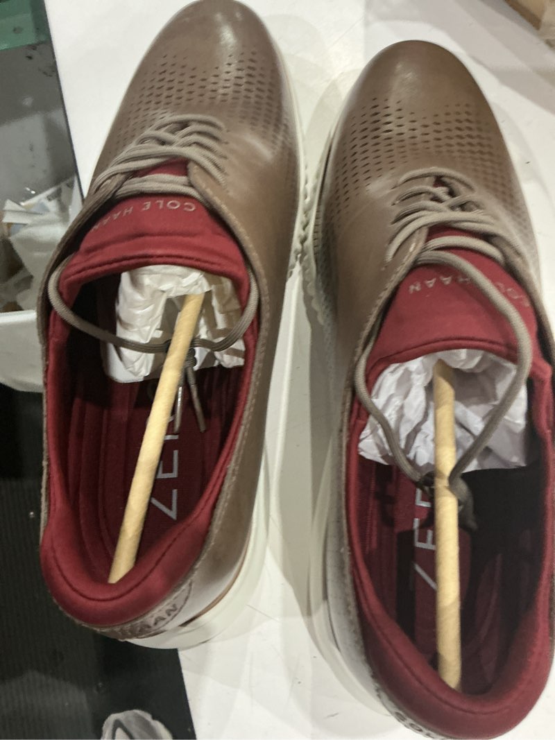 Condition photo showing Good Condition for cole haan mens 2.zerogrand laser wingtip oxford, brown, size 10