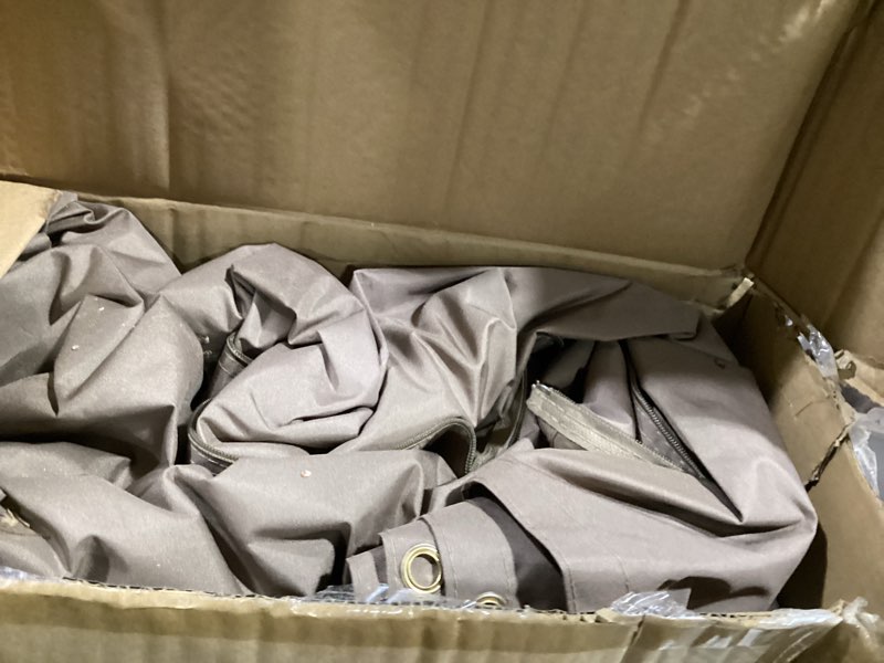 Condition photo showing Good Condition for twopages cashmere velvet grommet blackout curtain,50wx96l