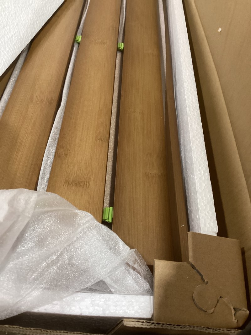 Condition photo showing Good Condition for wire shelf covers, bamboo wire rack covers for pantry, closet (4pcs, 26" w x 12" d) 26"w x 12"d 4