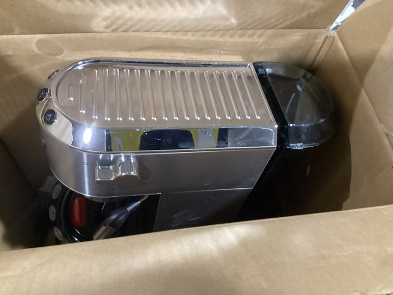Condition photo showing Good Condition for De’Longhi Dedica Espresso Machine with Manual Milk Frother, 15-Bar Pump & Adjustable Tray - Home Barista Coffee Maker for Espresso, Latte, Cappuccino & Iced Coffee - Italian Stainless Steel Design Silver