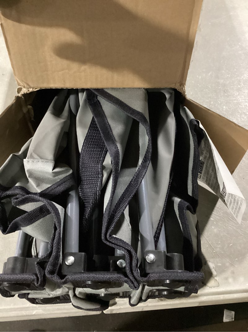 Condition photo showing Good Condition for Regalo Extra Long My Cot Portable Toddler Bed - Gray 54x28x12 Inch Extra Long - Grey