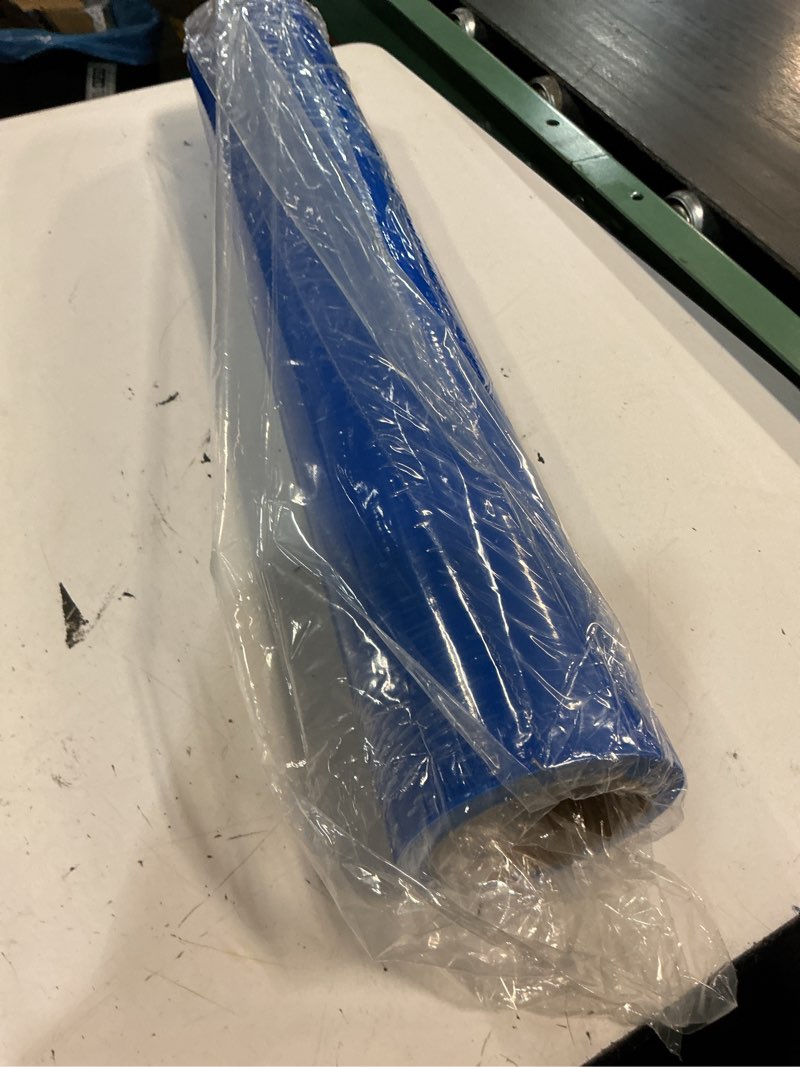Condition photo showing Good Condition for floor protection film, 24 inch x 200' roll, made in usa, blue self adhesive floor protector for moving and construction, temporary covering for protection of hardwood, tile, other hard surfaces