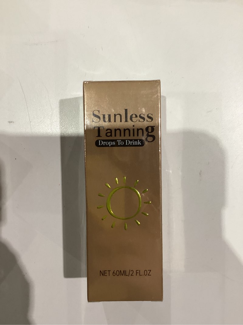 Condition photo showing New/Like New for Sunless Tanning Drops To Drink, 60ML Drinkable Sunless Tanning Drops, Moisturizing Bronzing Tanner for Face & Body, Sun-Kissed Glow (1PCS)