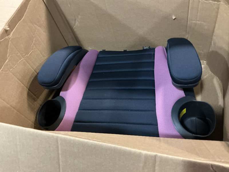 Condition photo showing Good Condition for chicco gofit plus backless booster car seat with latch attachment and quick-release latch removal, travel booster seat for car, portable car booster seat for children 40-110 lbs. | vivaci/pink gofit plus vivaci/pink