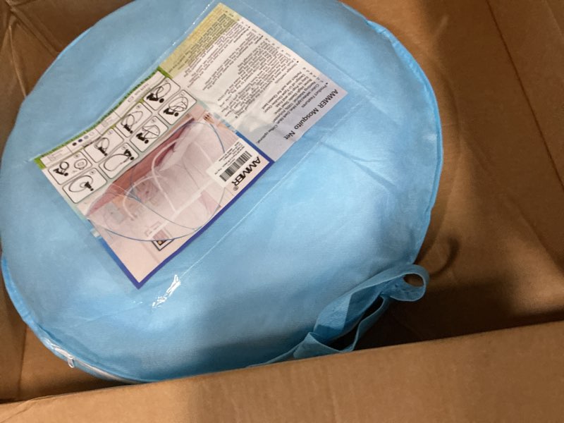 Condition photo showing Good Condition for AMMER Pop-Up Mosquito Net Tent for Beds Portable Folding Design with Net Bottom for Baby Adults Trip