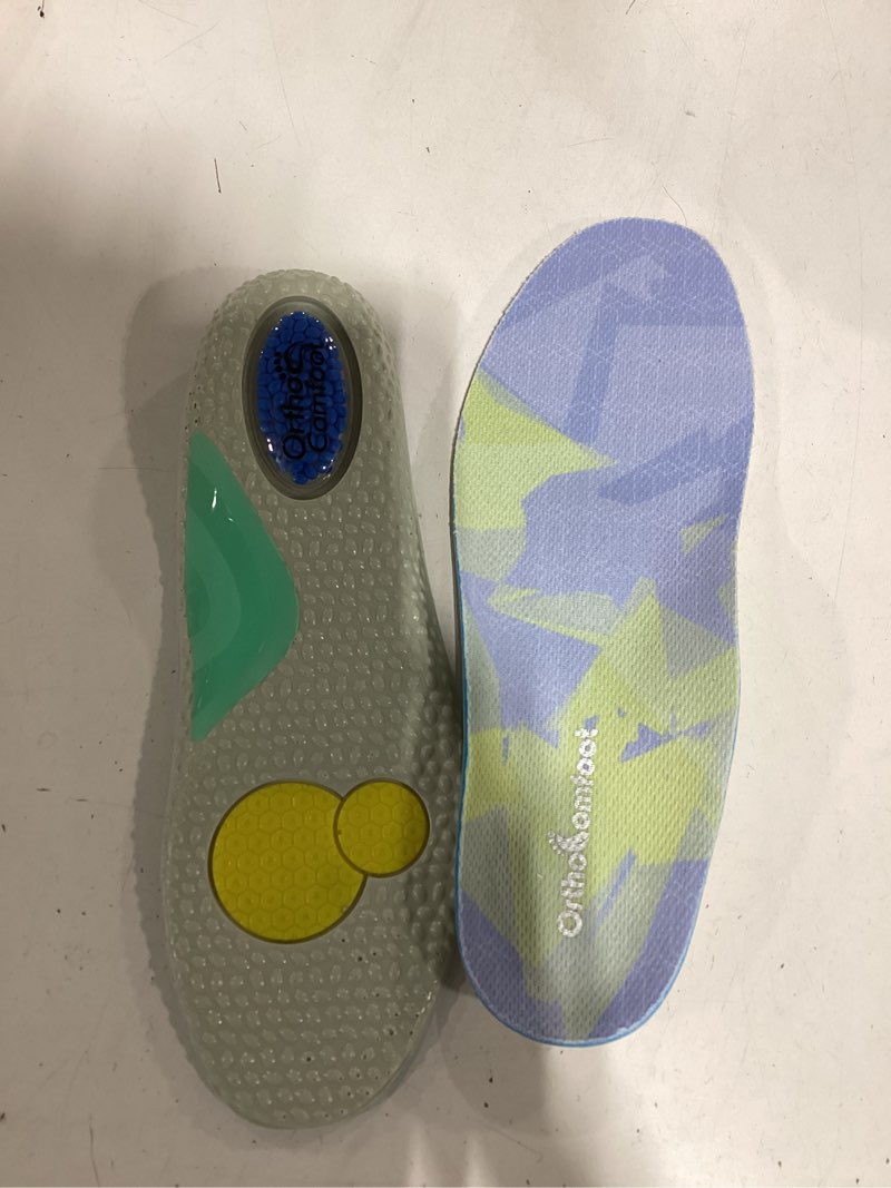 Condition photo showing Good Condition for metatarsal arch support insoles for men & women - comfortable ball of foot pain & neuroma pain relief - full size orthotic gel inserts & air cushion - no trimming needed, size 6.5 men/8.5 women 6.5 men/8.5 women (insole length 10.3 in) w1-purple