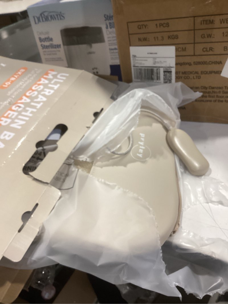 Condition photo showing Good Condition for pryfey Back Massager, Rolling Up and Down Back Massager with Heat, Back Massage 4D Kneading for Pain Relief Deep Tissue, Ultrathin Shoulder Massager Gift for Women Men Parents Christmas, Khaki