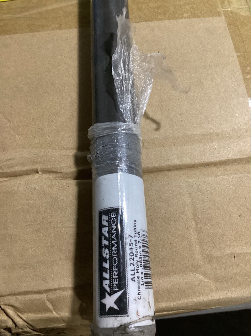 Condition photo showing As Is for allstar performance chrome moly round tubing 1in x .083in x 7.5ft