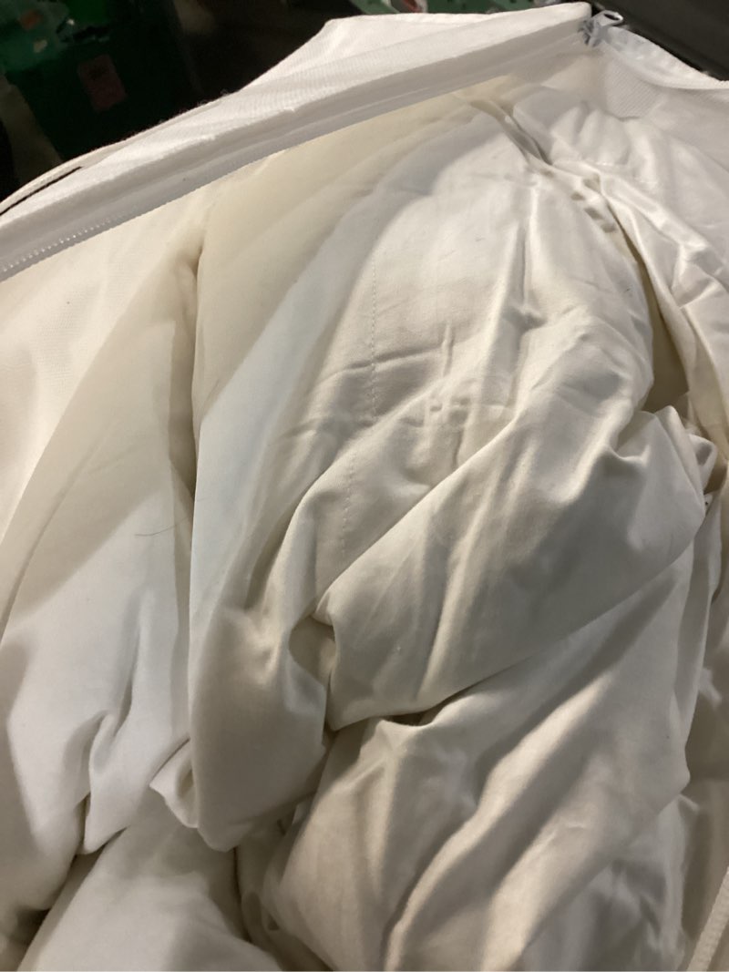 Condition photo showing Good Condition for premium down comforter full/queen