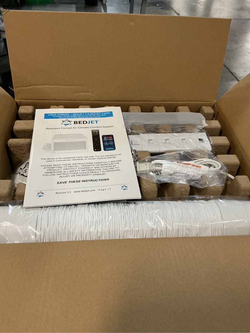 Condition photo showing New/Like New for bedjet 3 climate comfort for beds  cooling fan + heating air (single temp. zone any size bed or mattress)