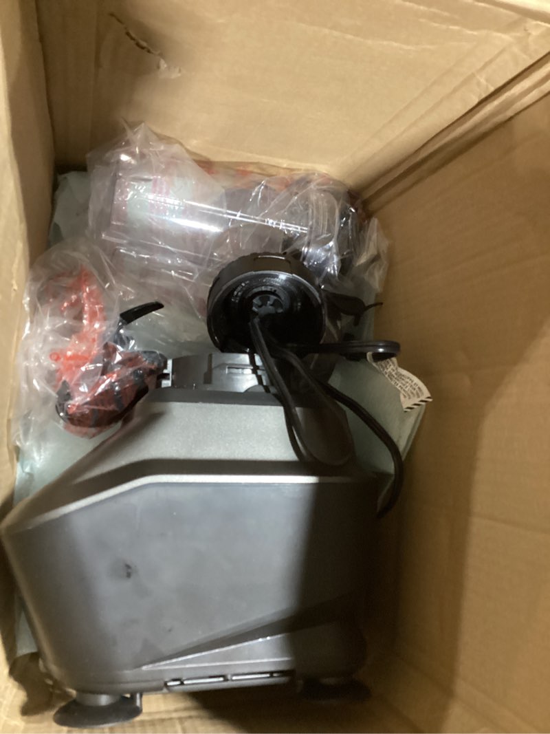 Condition photo showing As Is for Ninja Mega Kitchen System, 1500W, 72 oz. Full-Size Blender & 8-Cup Food Processor with (2) 16 oz. To-Go Cups, Total Crushing Technology - Smoothies, Ice Crushing, Purees, Dough & More, Black, BL770 Pitcher+Bowl+(2) 16-oz. Cups incomplete 