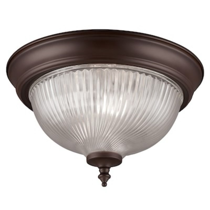  Project Source 1 -Light 11-in Oil rubbed Bronze Flush Mount Light