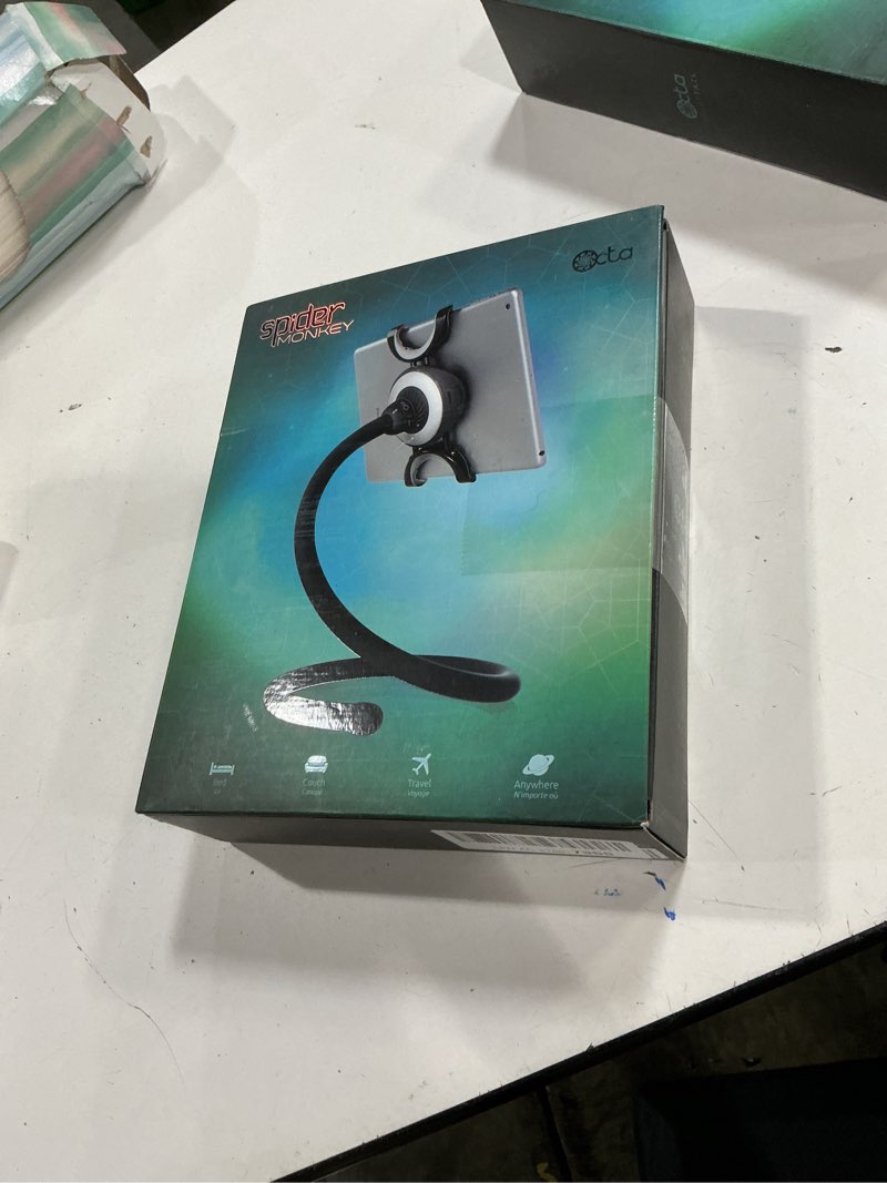 Condition photo showing New/Like New for octa spider monkey - premium 36" modular gooseneck tablet mount for ipad pro, air, mini, galaxy tab, surface - adjustable stand for bed, desk & couch (for devices up to 13")